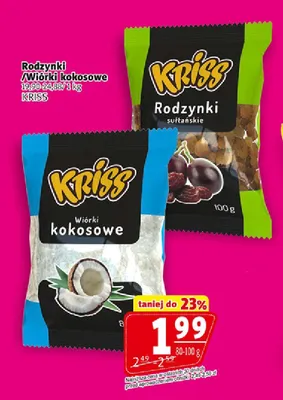 Rodzynki sułtańskie Kriss promocja w Prim Market