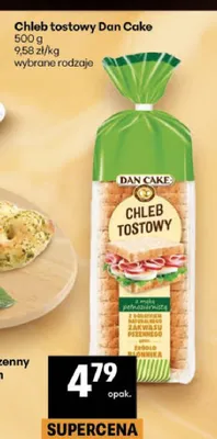 Chleb tostowy Dan Cake promocja w Delikatesy Centrum