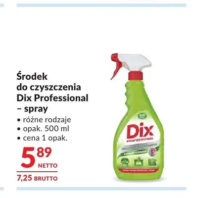 Środek do czyszczenia Dix Professional Grill i Kominek promocja w Makro