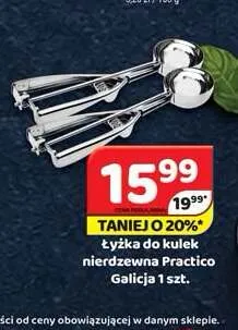 Łyżka do kulek nierdzewna Practico Galicja promocja w Delfin