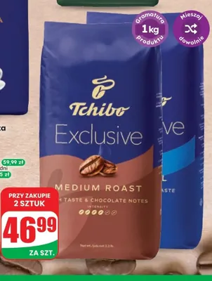 Kawa ziarnista Tchibo Exclusive promocja w Dino