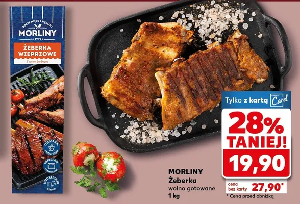Żeberka wieprzowe wolno gotowane promocja w Kaufland
