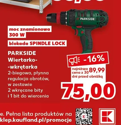 Wiertarko-wkrętarka Parkside promocja w Kaufland