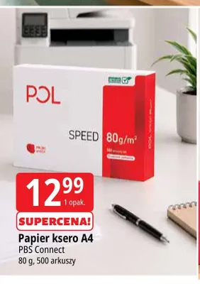 Papier ksero A4 POL SPEED promocja w Leclerc