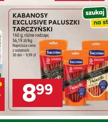 Kabanosy Exclusive Paluszki Tarczyński promocja w Stokrotka