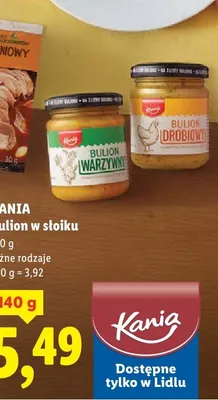 Bulion w słoiku różne rodzaje promocja w Lidl
