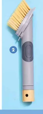 Akcesoria do sprzątania - uchwyt z dozownikiem z 3 wymiennymi końcówkami promocja w Biedronka