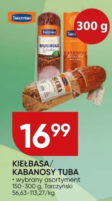 Kiełbasa/kabanosy tuba promocja w Chata Polska