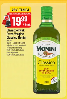 Oliwa z oliwek Extra Vergine Classico Monini promocja w POLOmarket