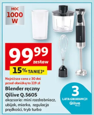 Blender ręczny promocja w Auchan