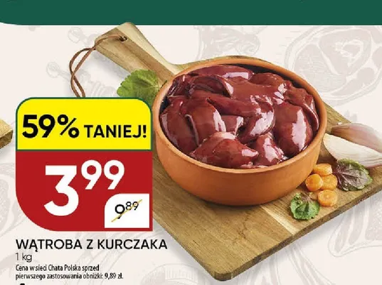 Wątroba z kurczaka promocja w Chata Polska