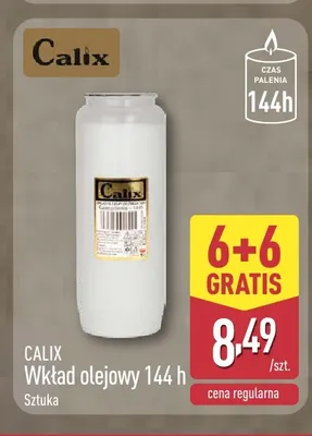 Wkład olejowy 144 h Calix promocja w Aldi