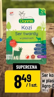 Ser kozi w plastrach Agro-Danmis promocja w POLOmarket