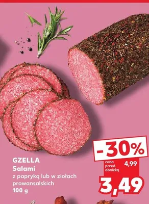 Salami z papryką Gzella promocja w Kaufland