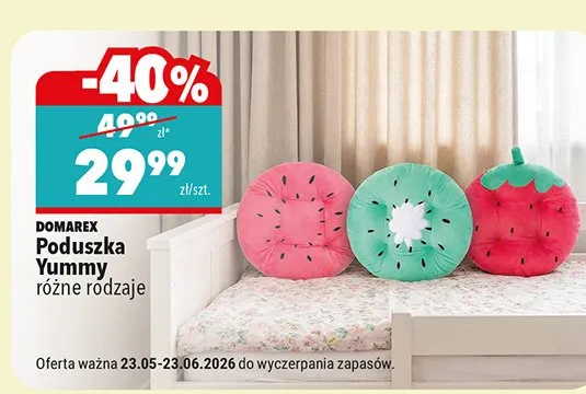 Poduszka DOMAREX Yummy promocja w Biedronka