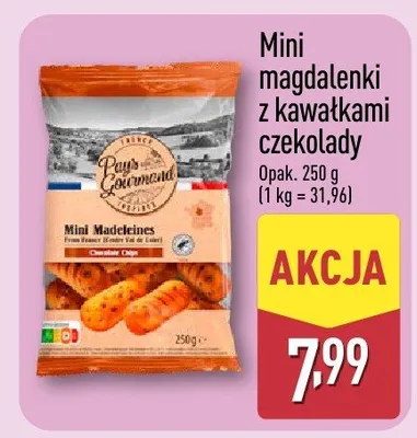 Mini magdalenki z kawałkami czekolady promocja w Aldi