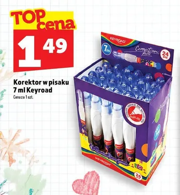 Korektor w pisaku Keyroad promocja w TOPAZ