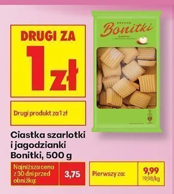 Ciastka jagodzianki Bonitki promocja w Biedronka