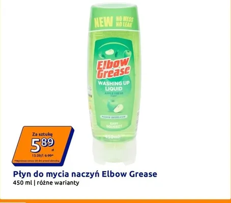 Płyn do mycia naczyń Elbow Grease promocja w Action