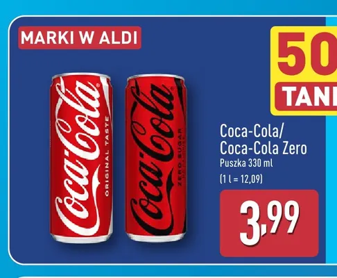 Napój gazowany Coca-Cola promocja w Aldi