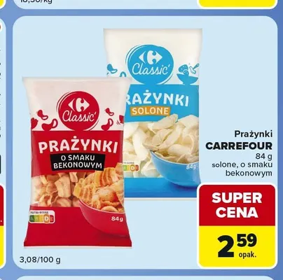 Prażynki Carrefour solone promocja w Carrefour Express