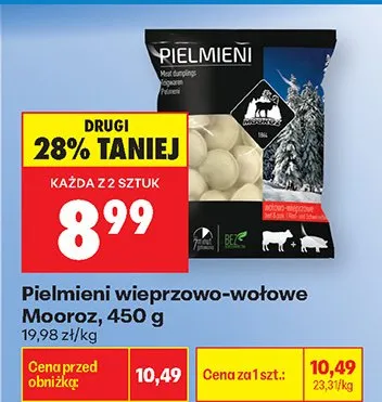 Pielmieni wieprzowo-wołowe promocja w Biedronka