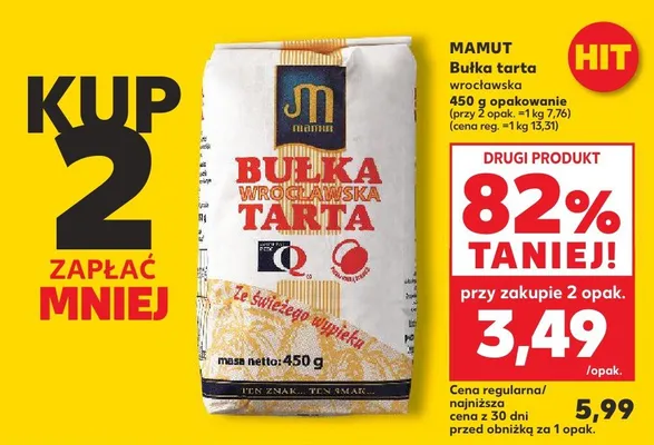 Bułka tarta wrocławska promocja w Kaufland