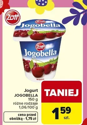 Jogurt Jogobella promocja w Carrefour Market