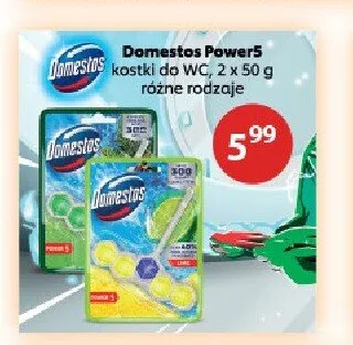 Kostki do WC Domestos Power5 2-pak 50g promocja w Drogerie Laboo