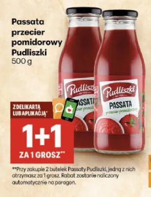 Passata przecier pomidorowy Pudliszki promocja w Delikatesy Centrum
