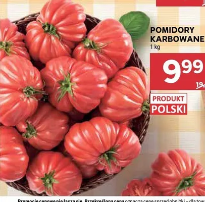 Pomidory karbowane promocja w Stokrotka