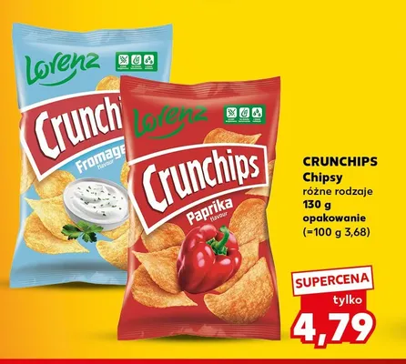 Chipsy Crunchips Fromage promocja w Kaufland