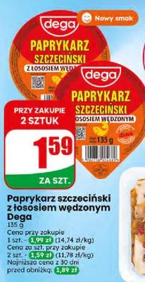 Paprykarz szczeciński z łososiem wędzonym promocja w Dino