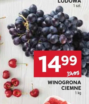 Winogrona ciemne promocja w Stokrotka