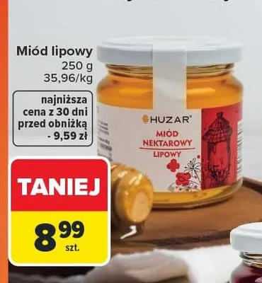Miód lipowy promocja w Carrefour