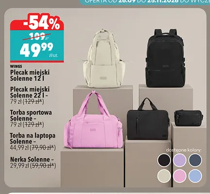 Torba na laptopa Solenne Wings promocja w Biedronka