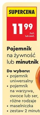 Zestaw 2 minutników  promocja w Biedronka