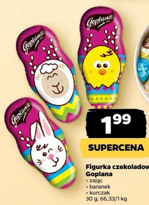 Figurka czekoladowa  baranek  promocja w Netto