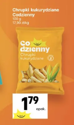 Chrupki kukurydziane Codzienny promocja w Delikatesy Centrum