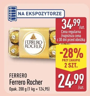 Praliny Ferrero Rocher promocja w Aldi