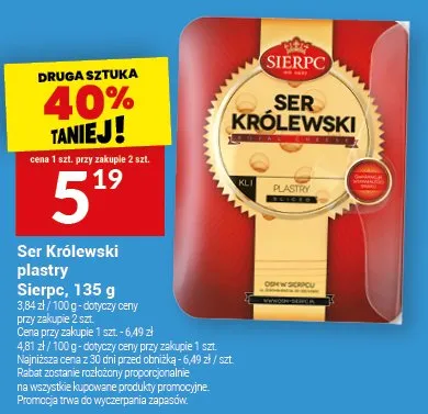 Ser królewski plastry promocja w Twój Market