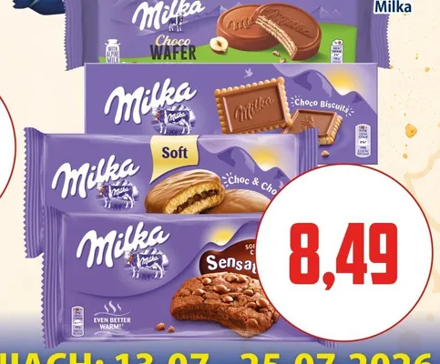 Ciastka Milka Choco Biscuits promocja w Kupiec