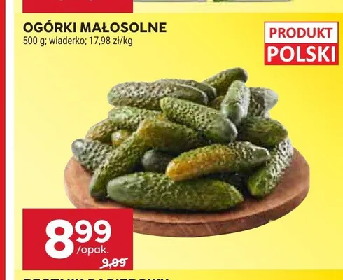 Ogórki małosolne promocja w Stokrotka