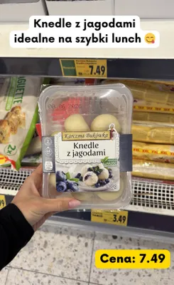 Knedle z jagodami Karczma Bukówka promocja w Kaufland