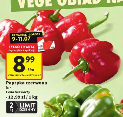 Papryka czerwona luz promocja w Intermarche
