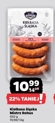 Kiełbasa śląska promocja w Netto