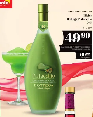 Likier Bottega Pistacchio promocja w POLOmarket