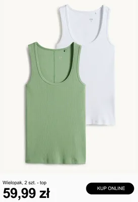 Top damski C&A 2-pak promocja w C&A