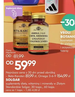 Suplement diety Solgar Beta-Karoten promocja w Super-Pharm