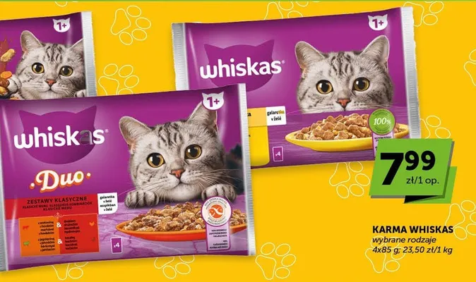 Karma Whiskas Duo promocja w Groszek